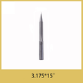 Straight fluted sharp knife | sloped sharp knife | deep relief sharp knife