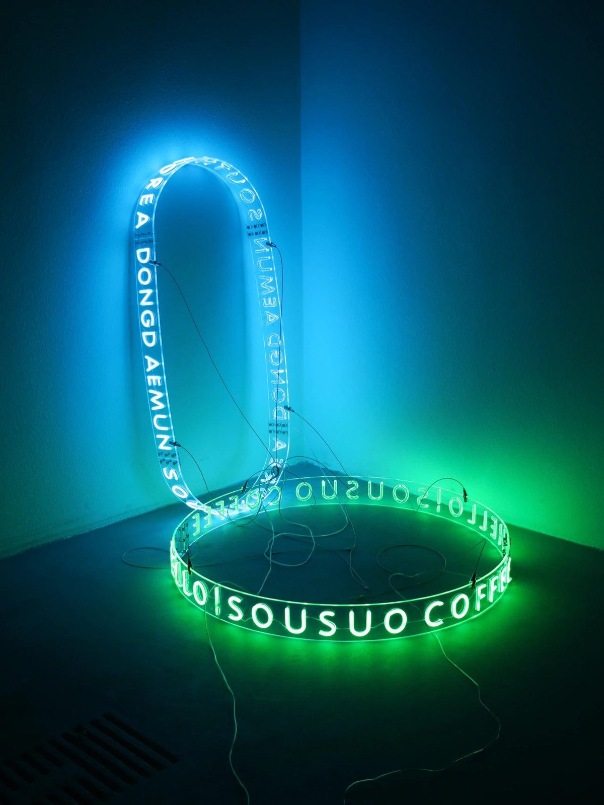 Space Led Neon Sign customized round acrylic led neon sign hanging space light – Minu Mart