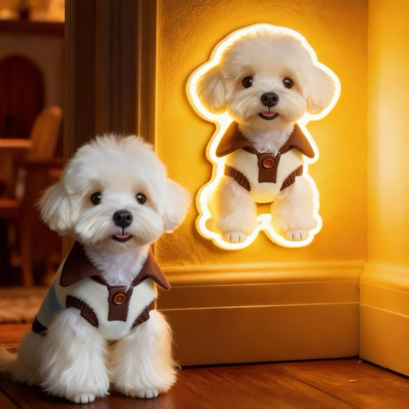 Personalized Pet Home Night Light