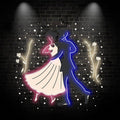 Romantic Dancing Wedding Neon signs | Bride and Groom Sweet Dancing Light Theme | Eternal Moments of Love ”