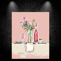 Romantic Wedding Table Neon Lights signs | Wine & Plate Decoration Lights | Great Wedding Ambiance | LED Art Lighting