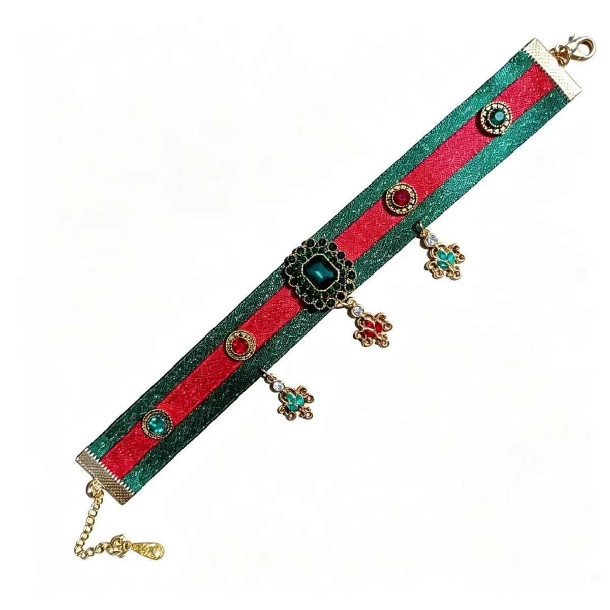 Oriental Royal Court Cat Collar | Chinese Style Pet Necklace
