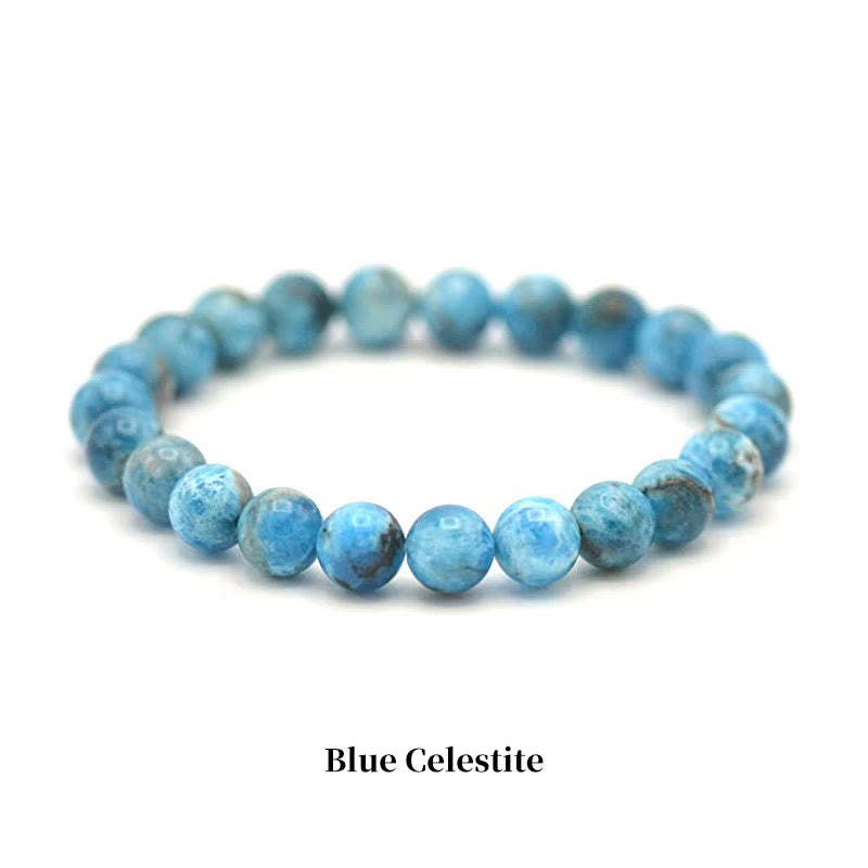 Buddha Stones "All the Best for Love and Harmony" Stone Quartz Bracelet Includes Gift Message Card