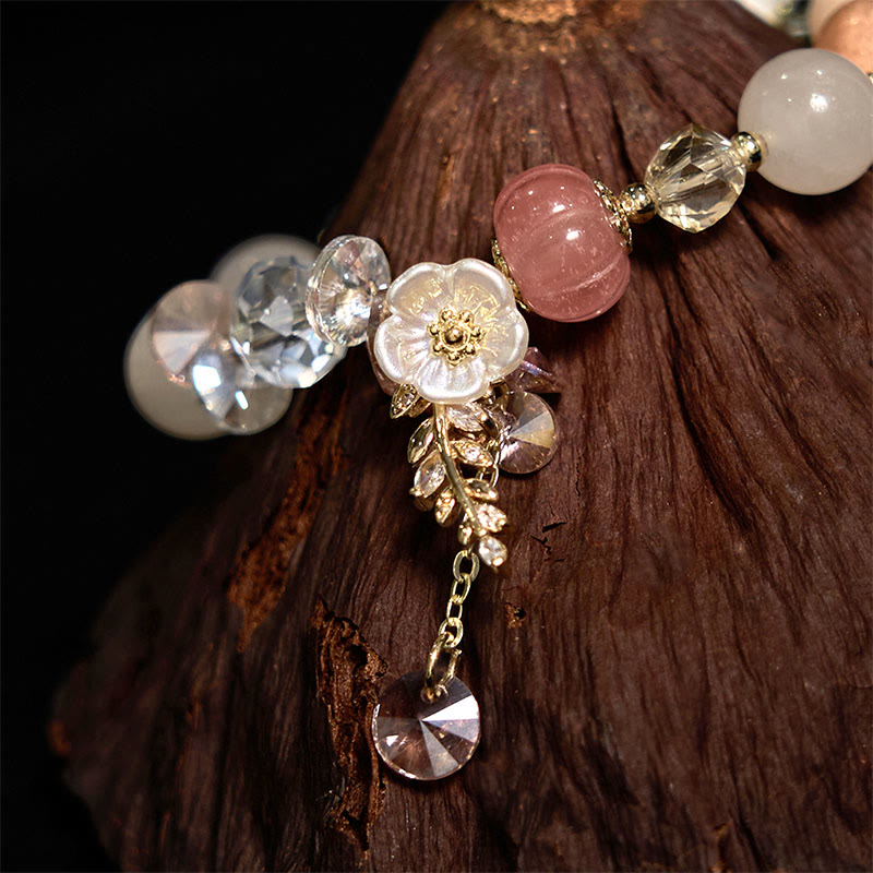 Buddha Stones "Wishing You Light and Happiness" Sun Stone Bracelet Includes Gift Message Card
