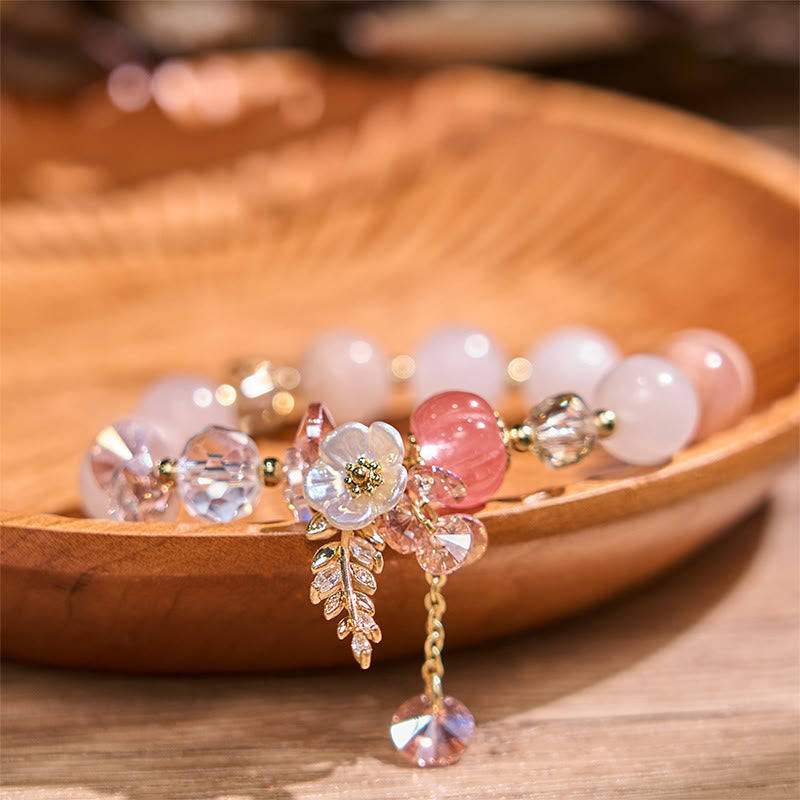 Buddha Stones "Wishing You Light and Happiness" Sun Stone Bracelet Includes Gift Message Card