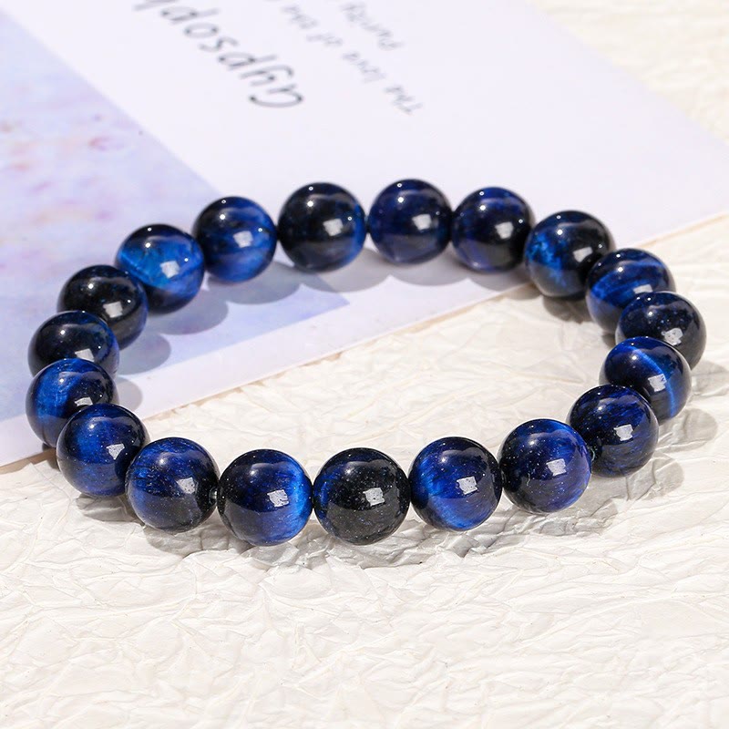 Buddha Stones "All the best for Focus and Clarity" Tiger Eye Bracelet Includes Gift Message Card