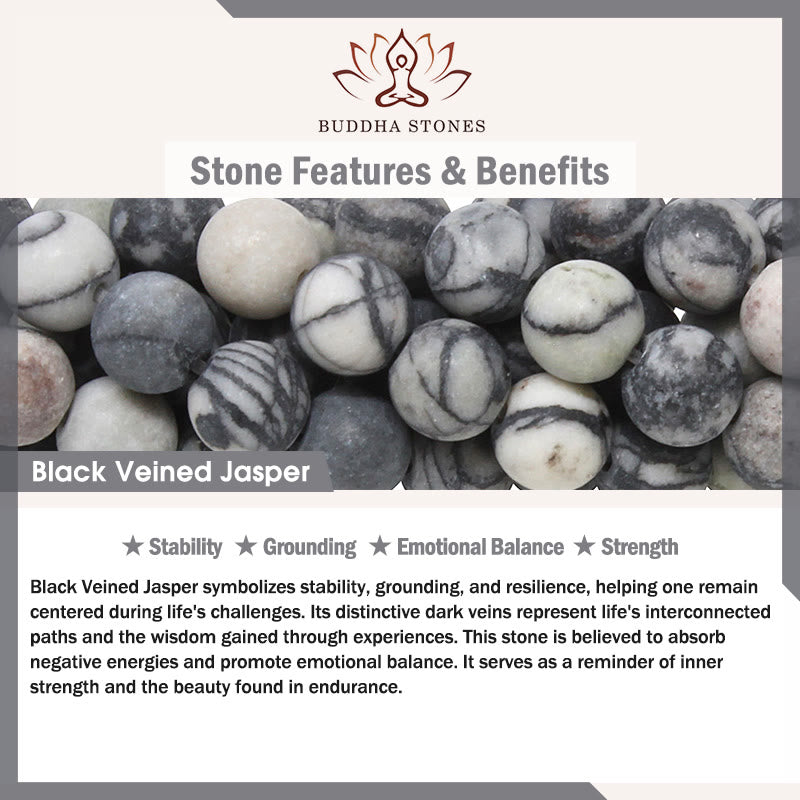 Buddha Stones "Wishing Love and Safety for Your Cat" Grey Tabby Bracelet Includes Gift Message Card