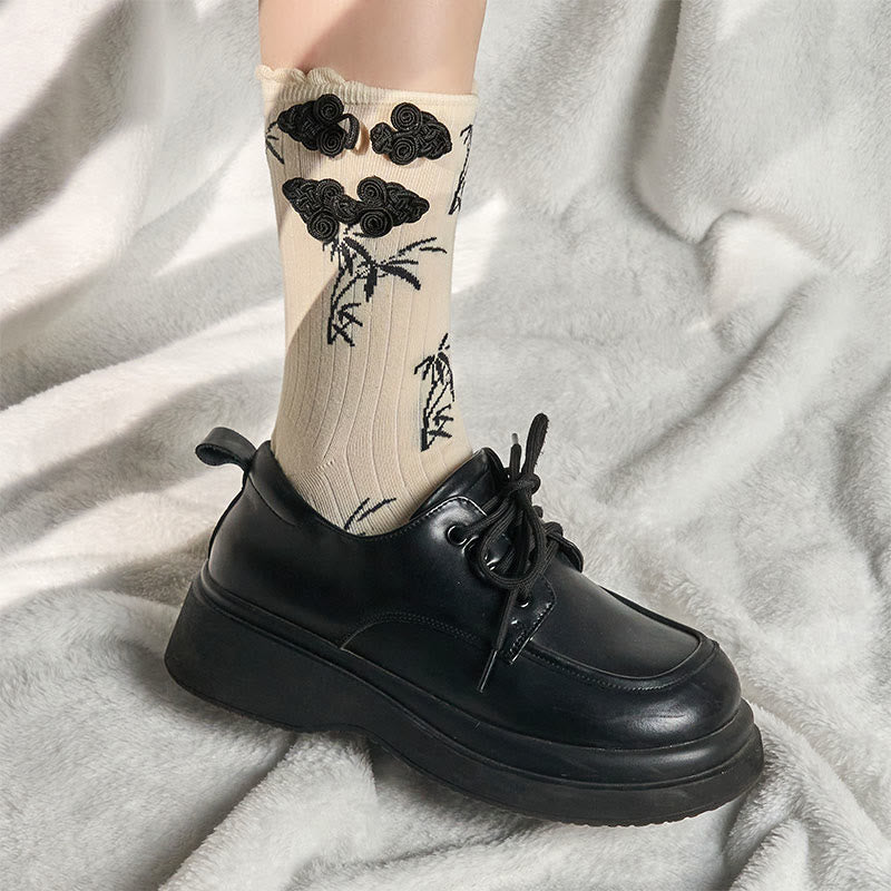 Buddha Stones "A New Beginning" Bamboo Micro Crew Women's Socks Includes Gift Message Card