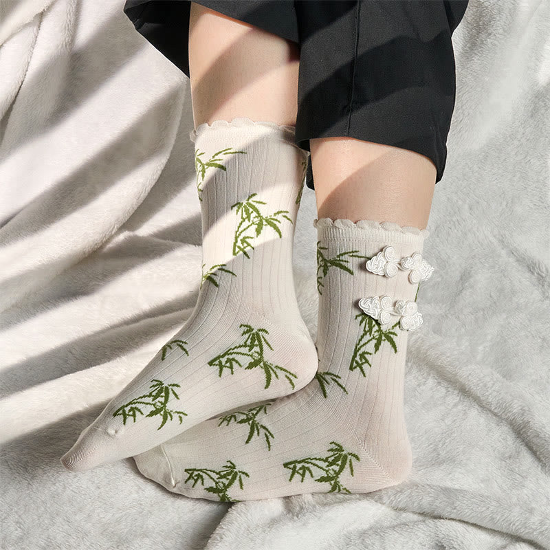 Buddha Stones "A New Beginning" Bamboo Micro Crew Women's Socks Includes Gift Message Card