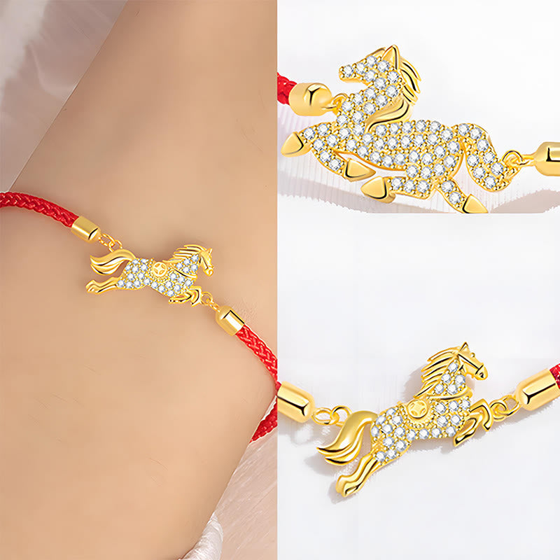 Buddha Stones "May Protection and Good Luck Follow You" Year of the Horse Includes Gift Message Card