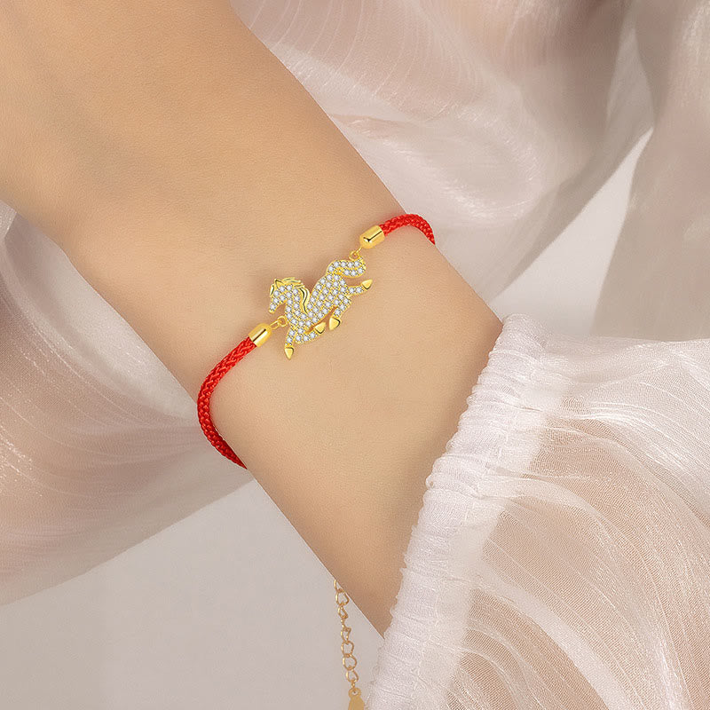 Buddha Stones "May Protection and Good Luck Follow You" Year of the Horse Includes Gift Message Card