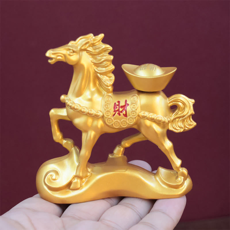 Buddha Stones "Wishing You Success and Good Fortune" Year of the Horse Decor Includes Gift Message Card