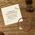 Buddha Stones "Wishing You Success & Good Luck" Year of the Horse String Includes Gift Message Card
