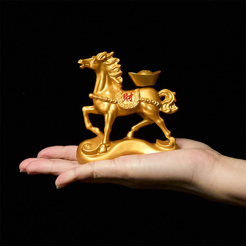 Buddha Stones "Wishing You Success and Good Fortune" Year of the Horse Decor Includes Gift Message Card