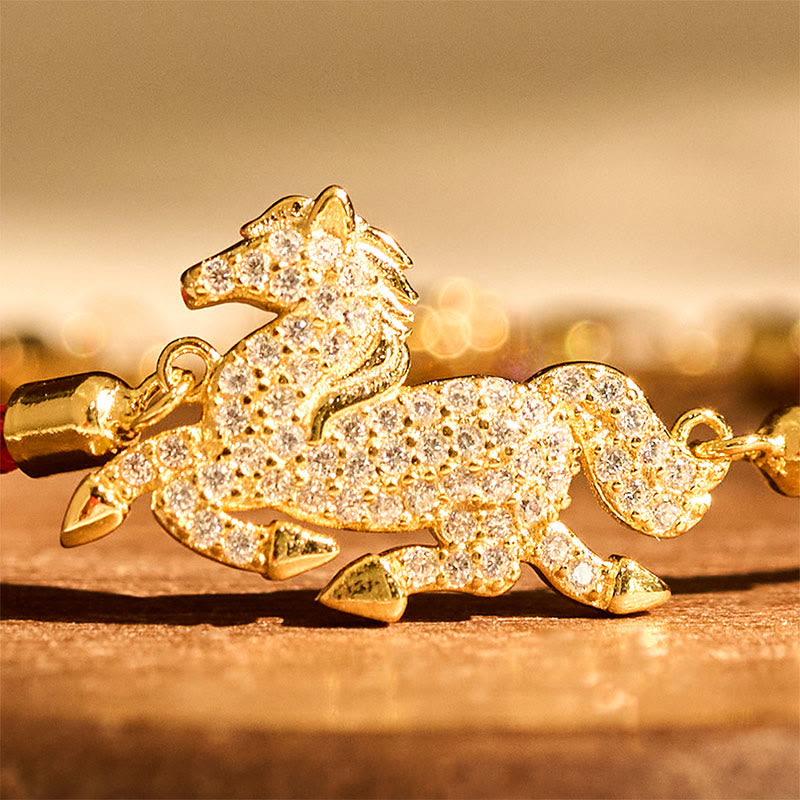 Buddha Stones "May Protection and Good Luck Follow You" Year of the Horse Includes Gift Message Card