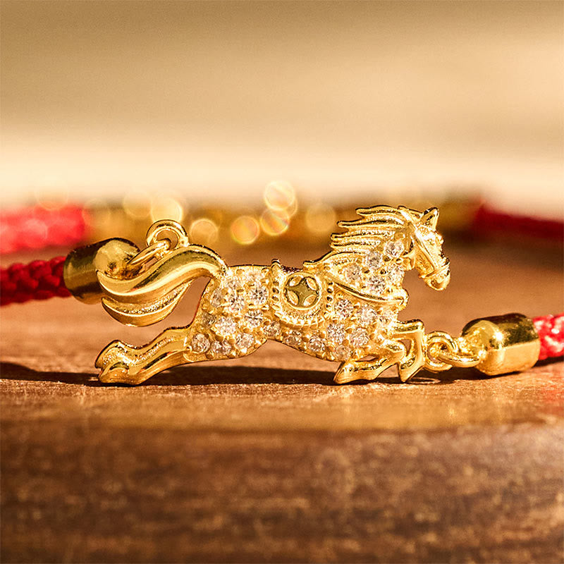 Buddha Stones "Wishing You Health and Good Fortune" Year of the Horse Includes Gift Message Card