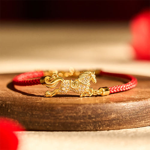 Buddha Stones "Wishing You Health and Good Fortune" Year of the Horse Includes Gift Message Card
