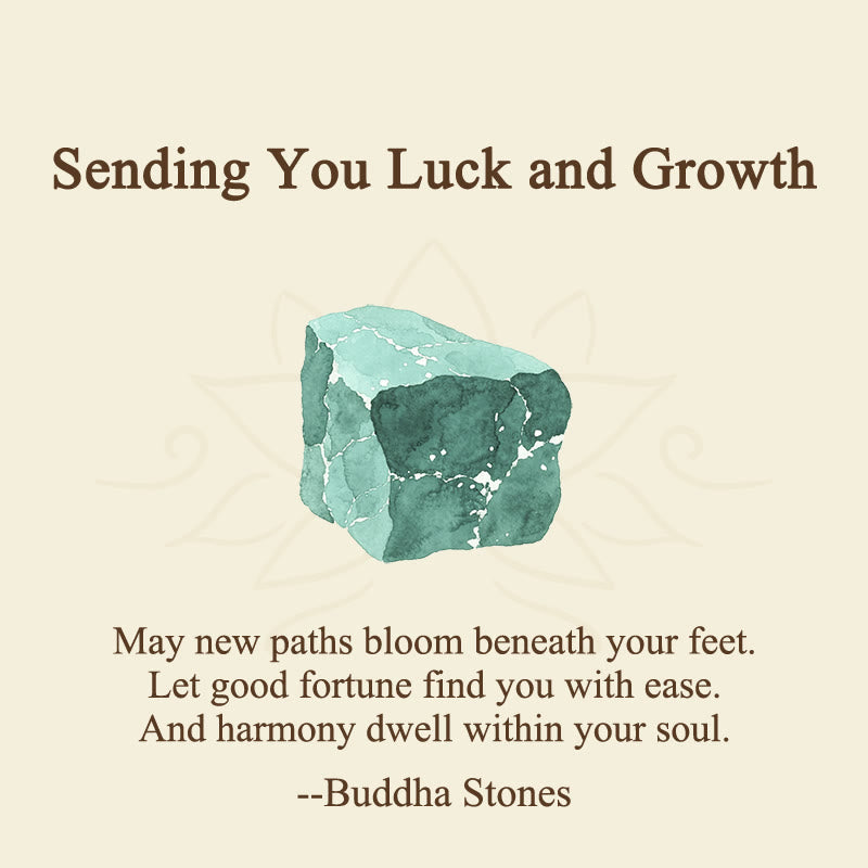 Buddha Stones "Sending You Luck and Growth" Cat Green Aventurine Necklace Includes Gift Message Card