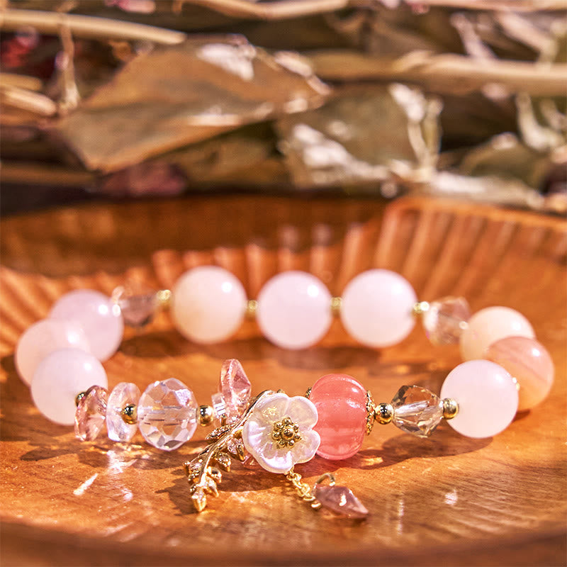 Buddha Stones "Wishing You Light and Happiness" Sun Stone Bracelet Includes Gift Message Card
