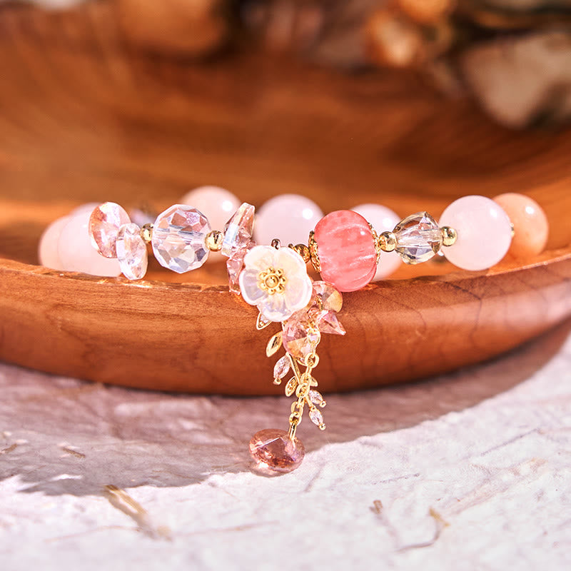 Buddha Stones "Wishing You Light and Happiness" Sun Stone Bracelet Includes Gift Message Card