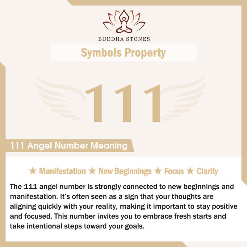 Buddha Stones "Embrace New Beginnings" 111 Angel Number Natural Red Jasper Key Chain Hanging Decoration Includes Gift Message Card