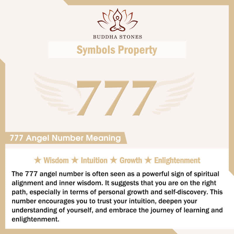 Buddha Stones "Step Into Luck and Wisdom" 777 Angel Number Natural Amethyst Key Chain Hanging Decoration Includes Gift Message Card