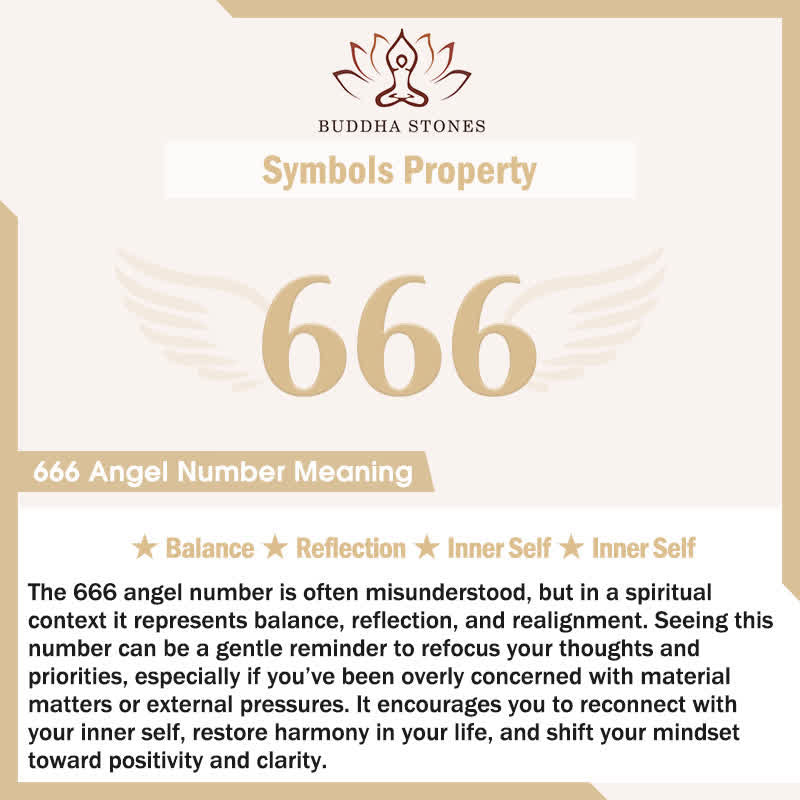 Buddha Stones "Wishing Balance and Inner Peace" 666 Angel Number Natural Sodalite Key Chain Hanging Decoration Includes Gift Message Card