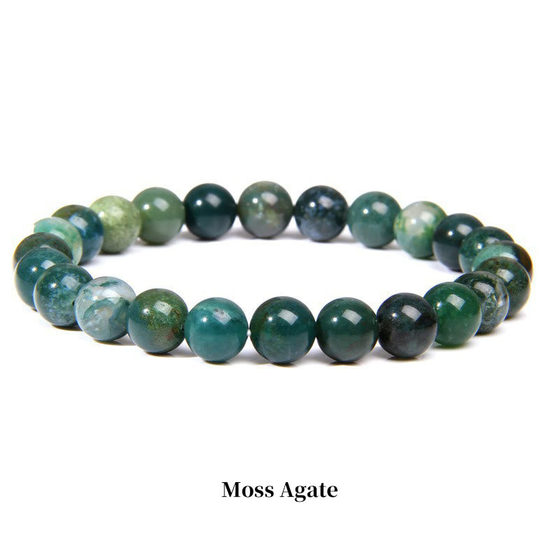 Buddha Stones "All the Best for Love and Harmony" Stone Quartz Bracelet Includes Gift Message Card