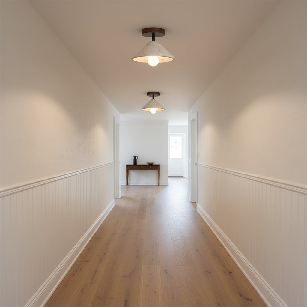 Sierra Travertine Ceiling Lamp