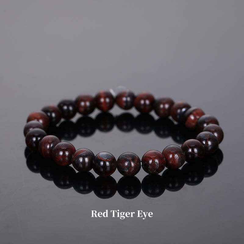 Buddha Stones "All the Best for Love and Harmony" Stone Quartz Bracelet Includes Gift Message Card