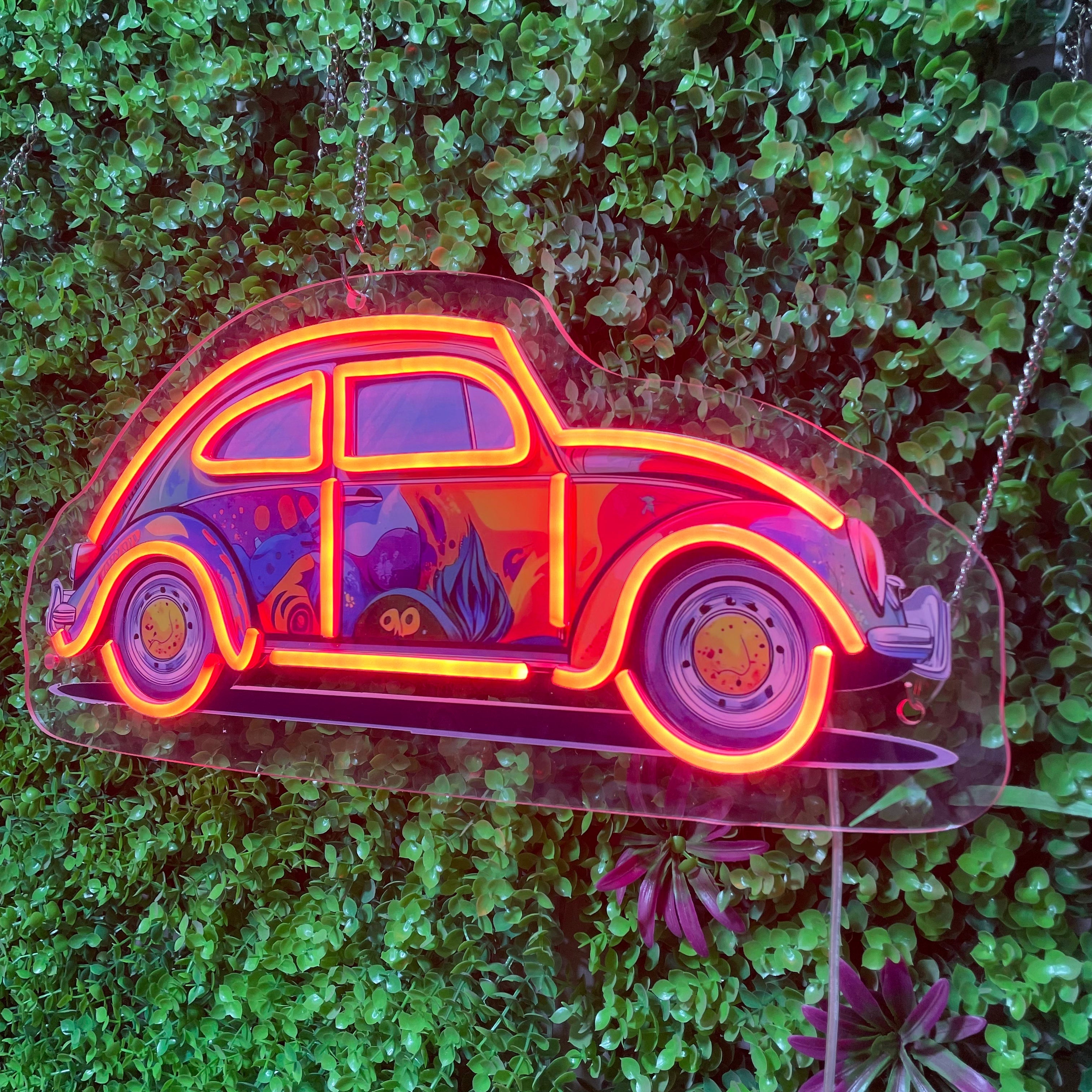 Custom Car Neon Sign | Garage Wall Decor LED Light | Personalized Neon Art for Home, Office, Man Cave & Club | Gift for Him