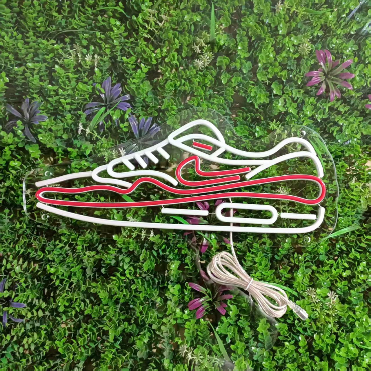 Custom Sneaker Neon, LED Sports Shoes Decorative Sign, Bedroom Wall Light Up Decorations, Dimmable Led Light, Shoes Shop Business Sign
