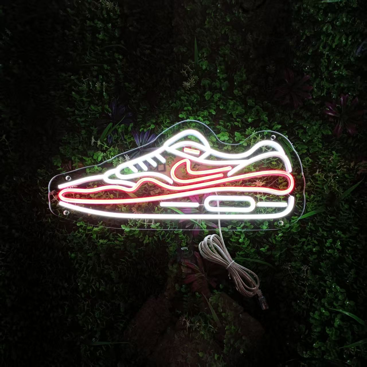 Custom Sneaker Neon, LED Sports Shoes Decorative Sign, Bedroom Wall Light Up Decorations, Dimmable Led Light, Shoes Shop Business Sign