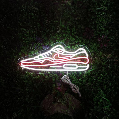 Custom Sneaker Neon, LED Sports Shoes Decorative Sign, Bedroom Wall ...