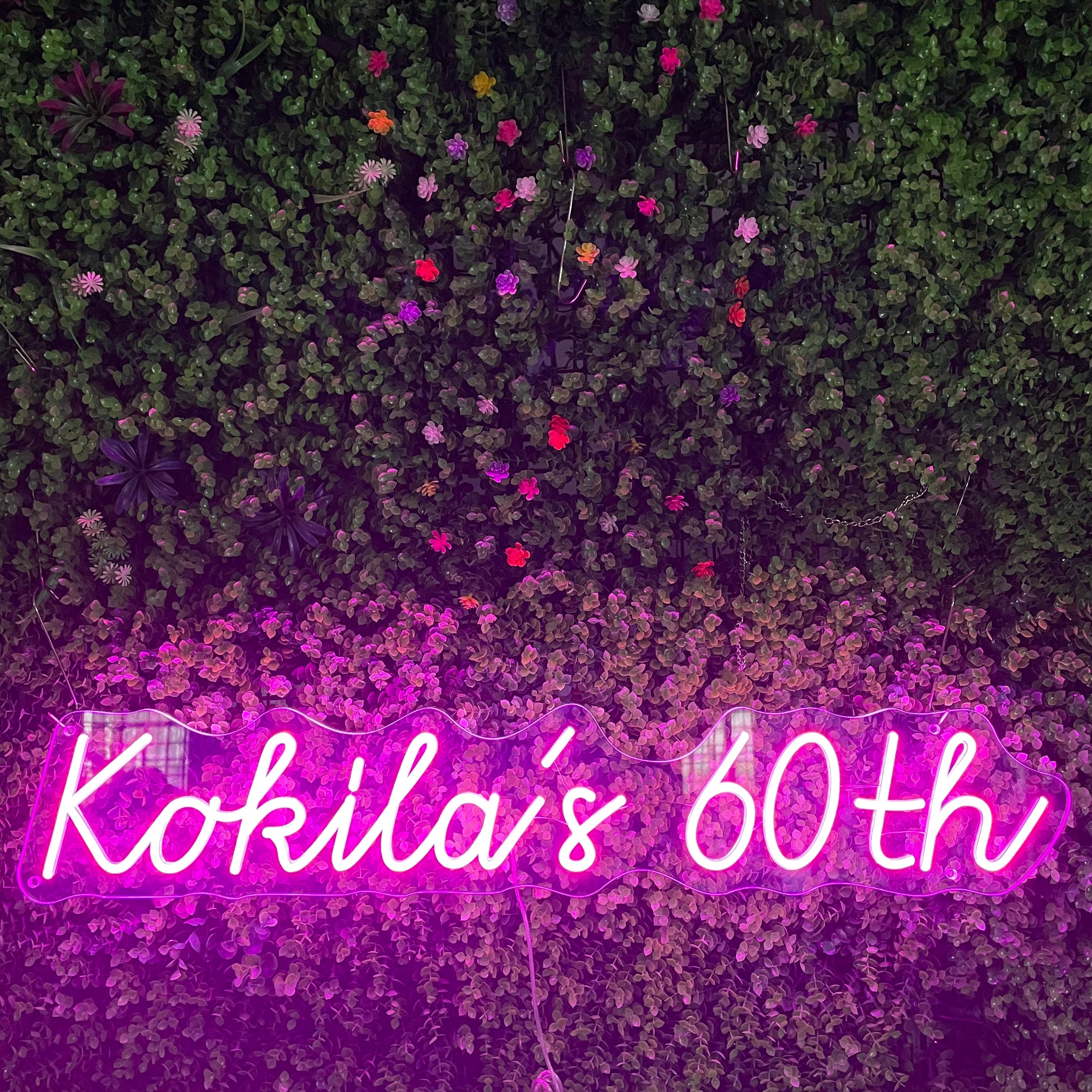 Custom Neon Sign Light， Pink Large LED Neon Sign ，Personalized Neon Sign Light For Home Decor Store and  Event Space
