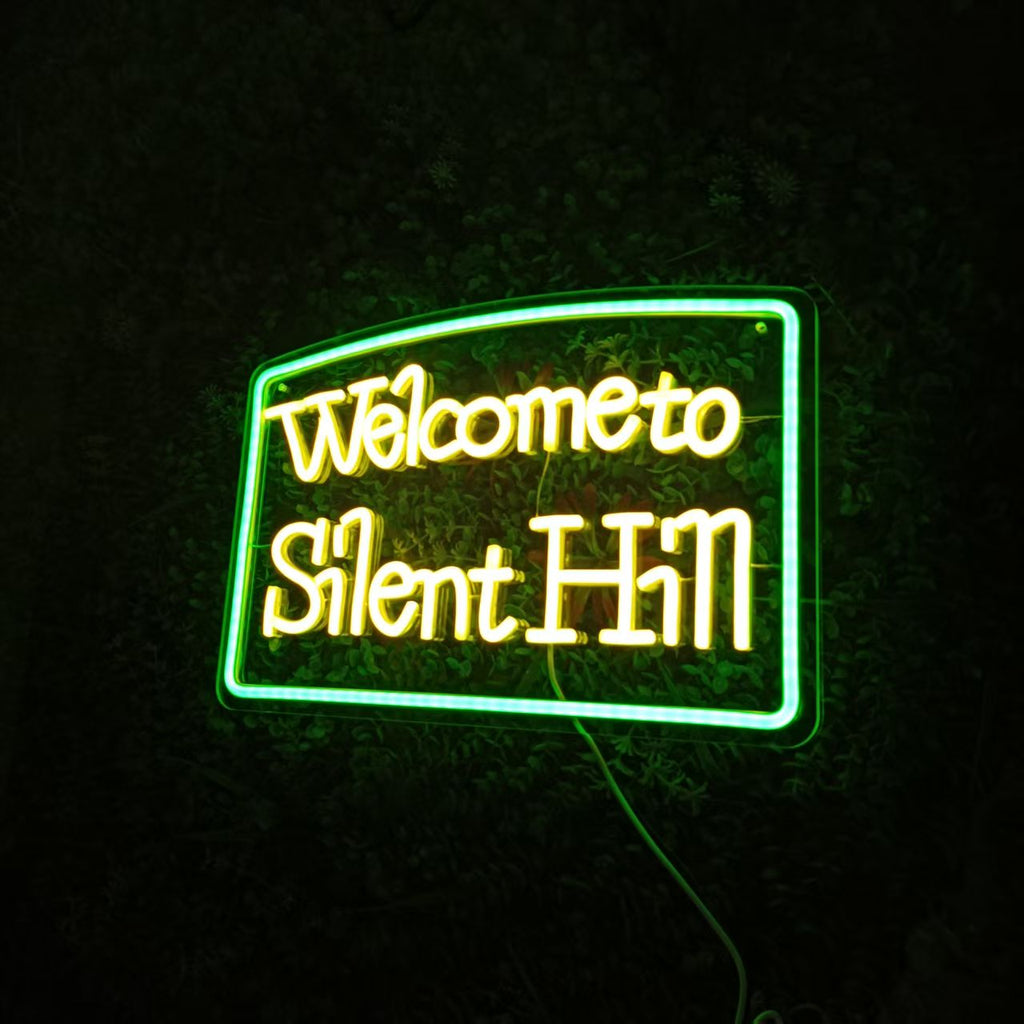 Custom Neon Sign,Green and Yellow LED Neon Light,Sign neon light ，Ideal for decorating game rooms, man caves,Gifts for young man