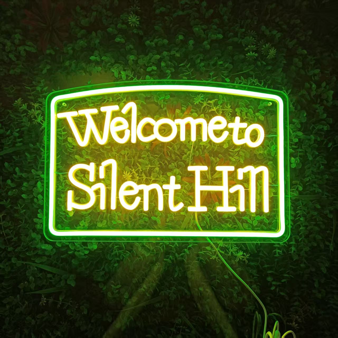 Custom Neon Sign,Green and Yellow LED Neon Light,Sign neon light ，Ideal for decorating game rooms, man caves,Gifts for young man