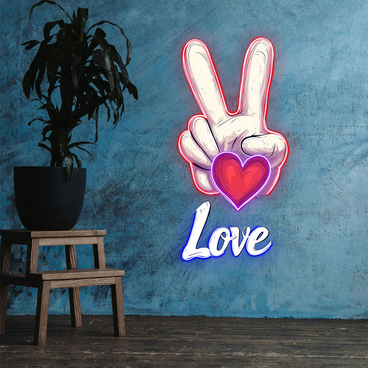 Customizable Romantic Neon Sign,Vivid Colorful LED Neon Light,Ideal for Romantic Dinners, Weddings and Valentine's Day Decor