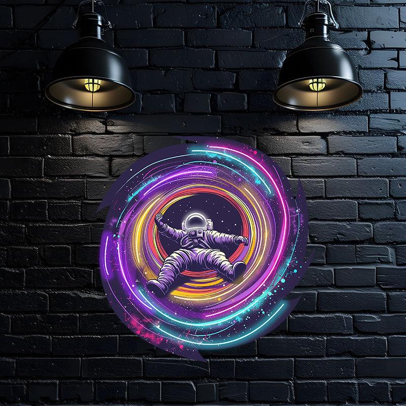 Galactic Adventure: Astronaut Neon signs  Light - Stunning LED Display of Interstellar Travel