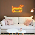 Custom Hotdog Puppy Neon Light for Kids Room Decor, Party Wall Sign, Cute LED Neon Sign for Gift or Promotion