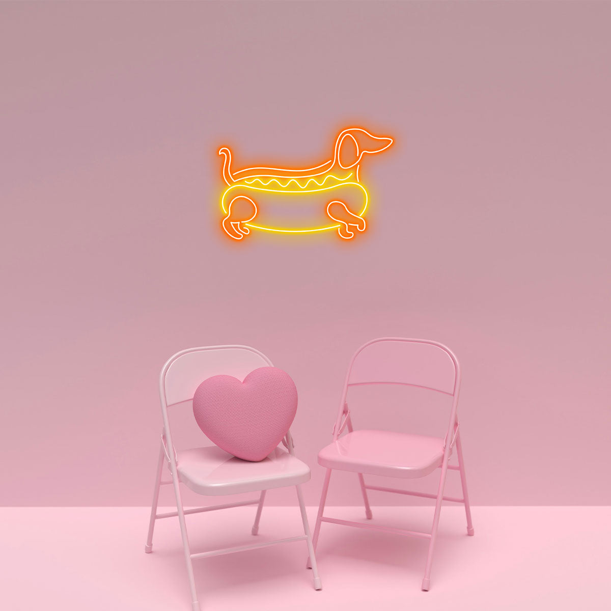 Custom Hotdog Puppy Neon Light for Kids Room Decor, Party Wall Sign, Cute LED Neon Sign for Gift or Promotion