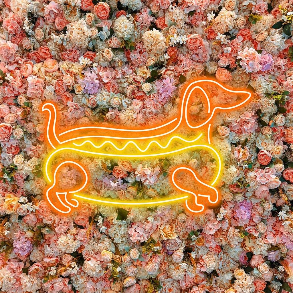 Custom Hotdog Puppy Neon Light for Kids Room Decor, Party Wall Sign, Cute LED Neon Sign for Gift or Promotion