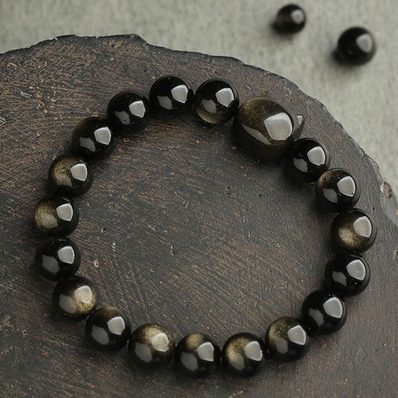 Buddha Stones "All the best for Luck and Confidence" Lovely Cat Bracelet Includes Gift Message Card