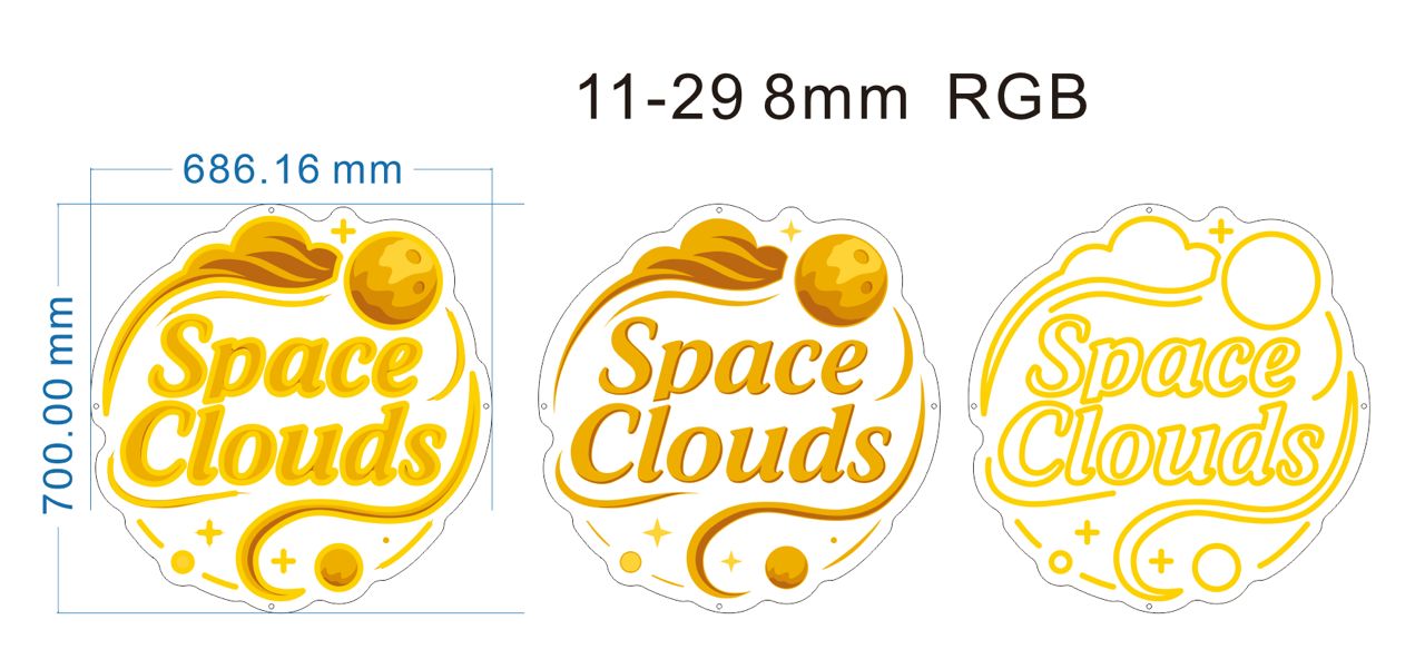 Space clouds