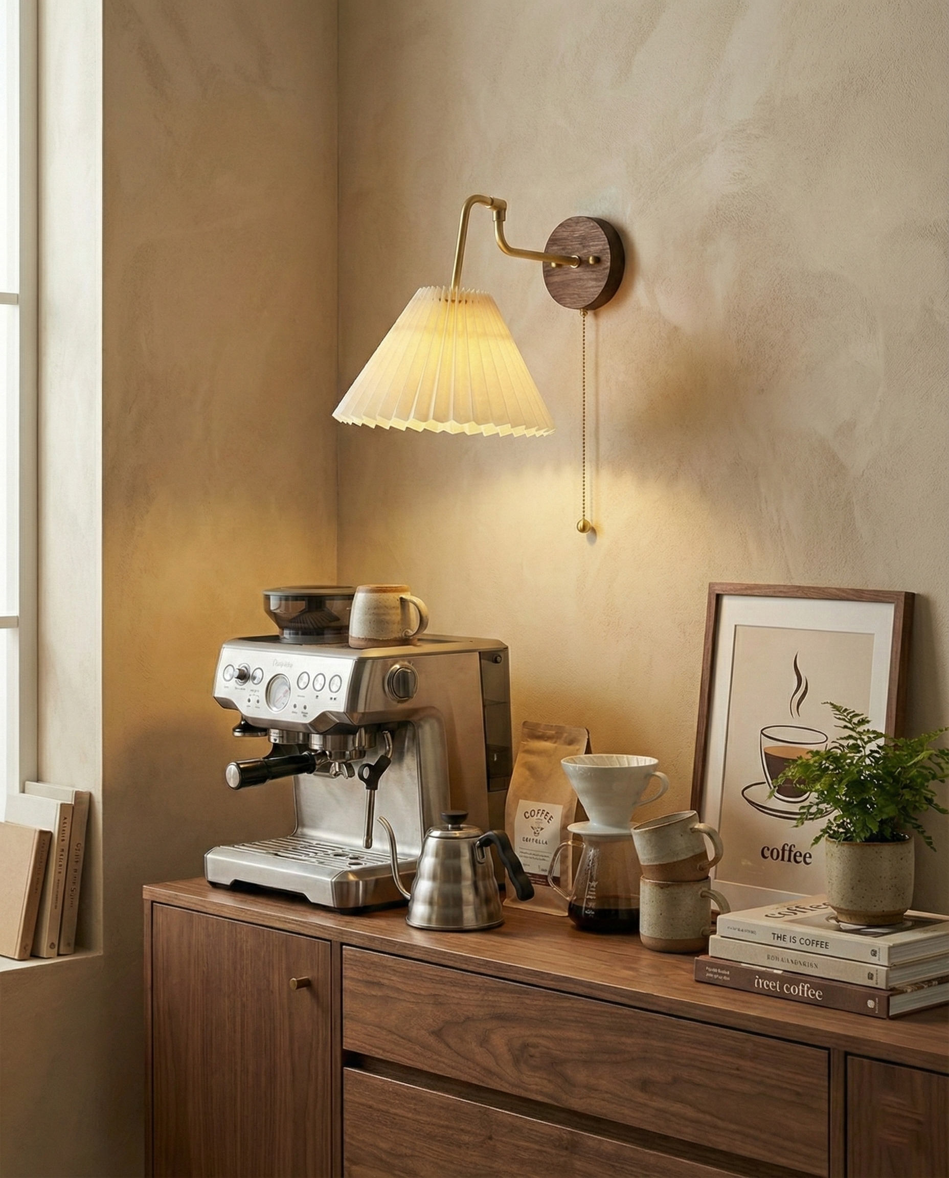 Aine Pleated Wall Lamp