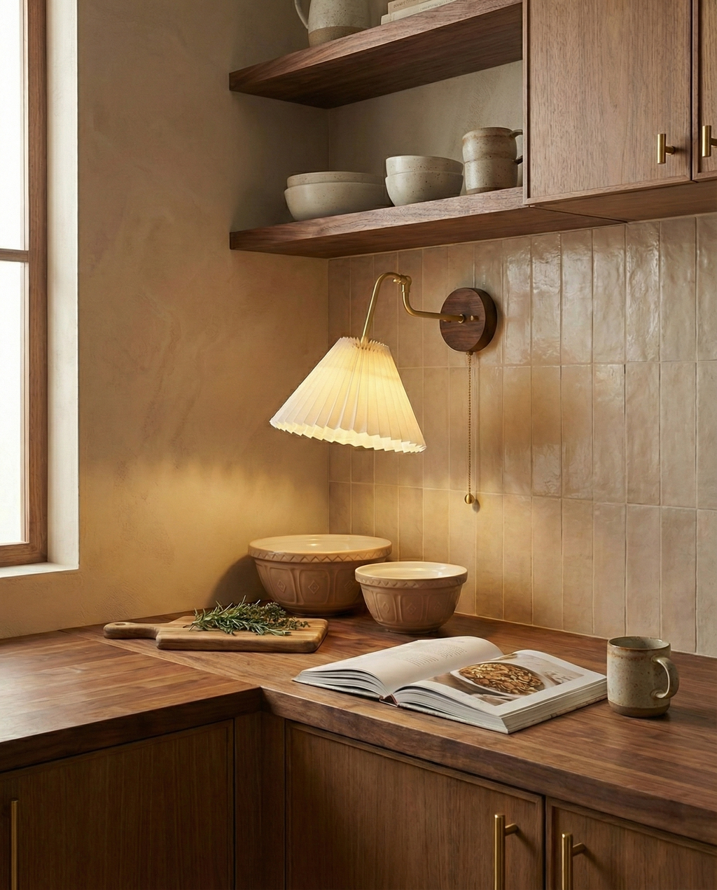 Aine Pleated Wall Lamp