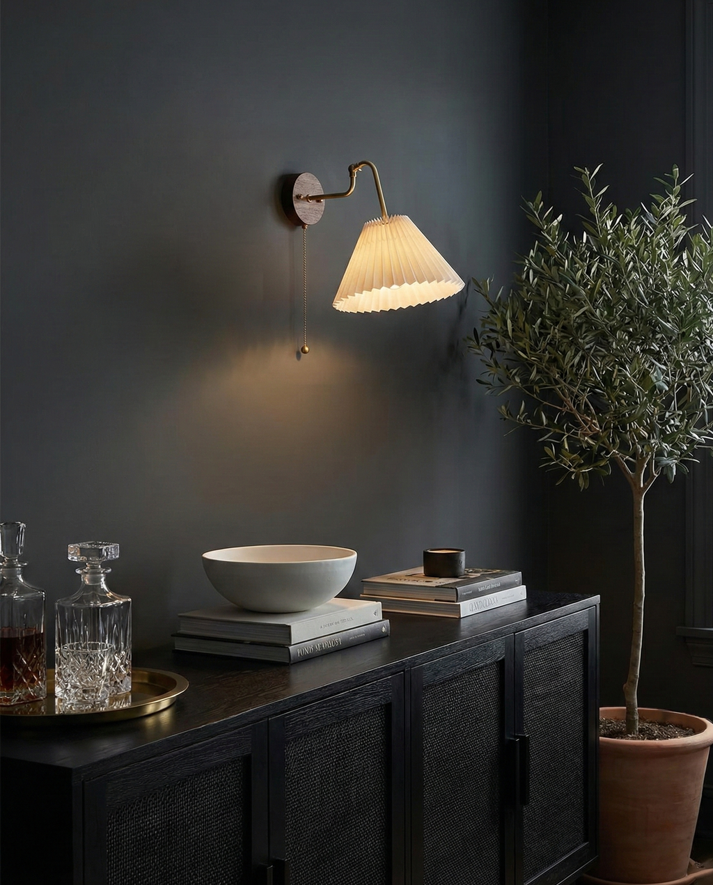 Aine Pleated Wall Lamp