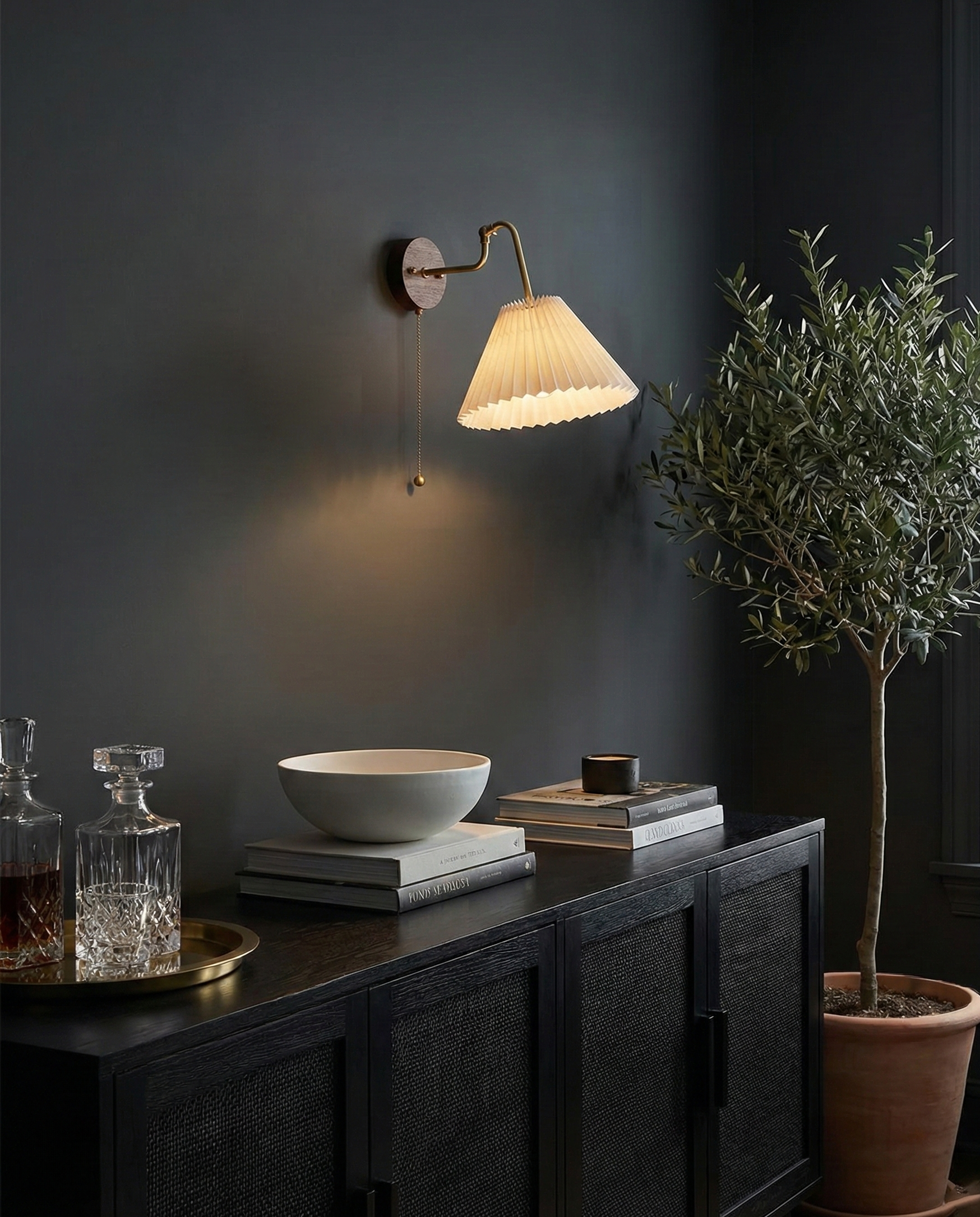 Aine Pleated Wall Lamp