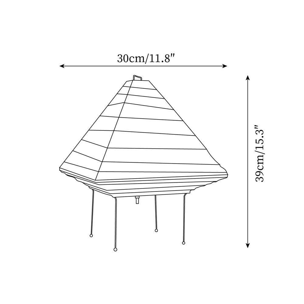 Akari 5X Table Lamp