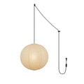 Akari A Series Plug In Pendant Lamp Black Wire Version